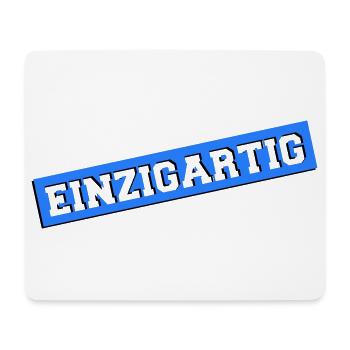 einzigartig02 - Mousepad (Querformat) - Weiß - Vorne