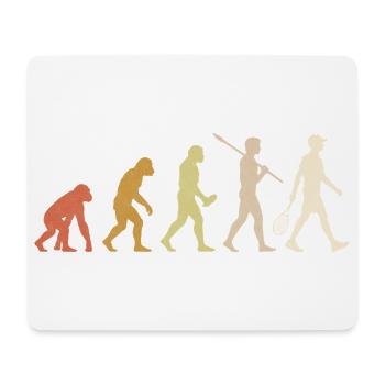 Tennis Evolution Funny Tennis Player Gift - Mouse Pad (horizontal) - white - Front