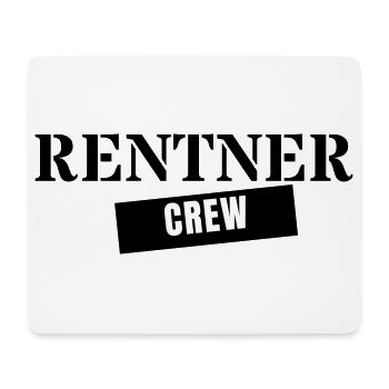 Retired Crew - Retirement Gift Team - Mouse Pad (horizontal) - white - Front