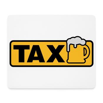 Taxi Bier - Mousepad (Querformat) - Weiß - Vorne