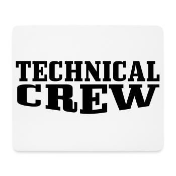 Technical Crew 2 - Mousepad (Querformat) - Weiß - Vorne