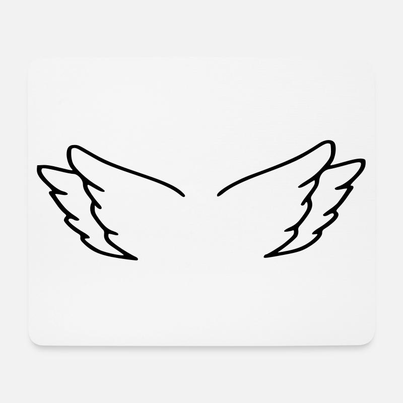 Angel Wings - Mouse Pad (horizontal) - white