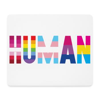 Pride Month LGBT - Wir sind alle Menschen - Mousepad (Querformat) - Weiß - Vorne