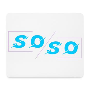 Soso - Mousepad (Querformat) - Weiß - Vorne