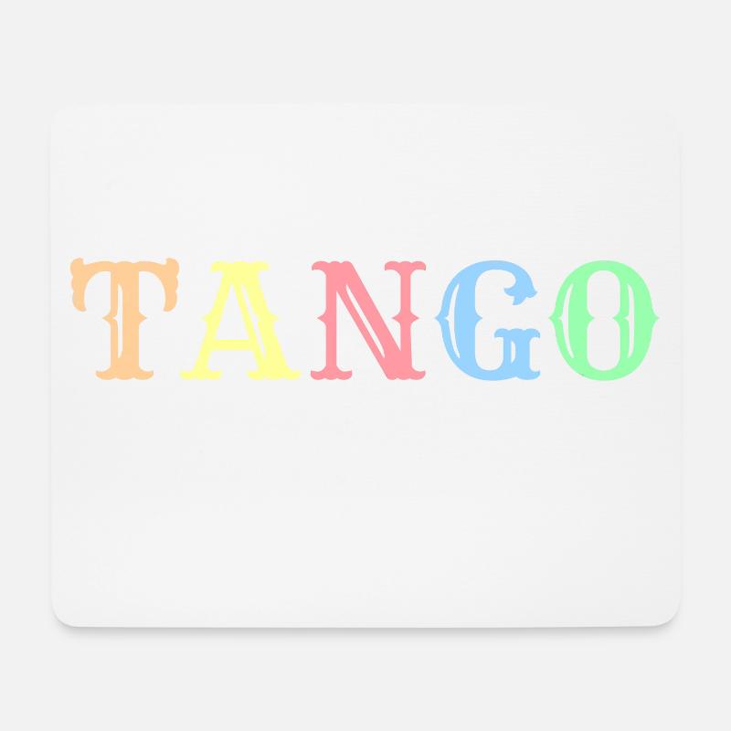 Tango Argentine - Tapis de souris (format paysage) - blanc