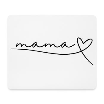 Cadeau Maman/Maman Fête des Mères, Anniversaire, Coeur - Tapis de souris (format paysage) - blanc - Devant