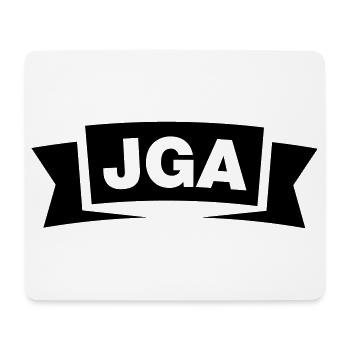 Bachelor Party Emblem / Logo - Mouse Pad (horizontal) - white - Front