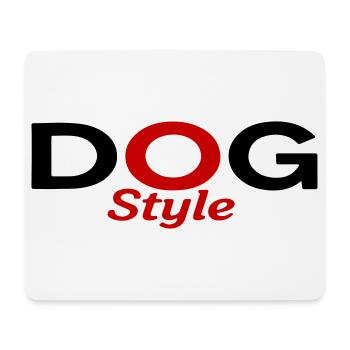 Dogstyle - Tapis de souris (format paysage) - blanc - Devant