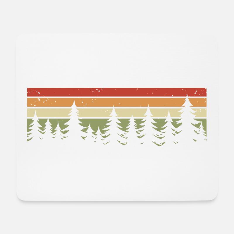 Forest Nature Trees Nature Lovers Forest Lovers - Mouse Pad (horizontal) - white