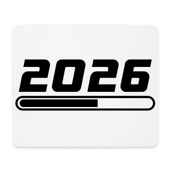 2026 Loading - Mouse Pad (horizontal) - white - Front