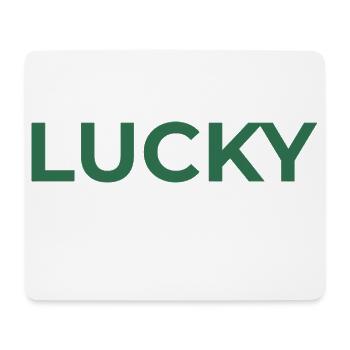 Lucky By Default - Mouse Pad (horizontal) - white - Front