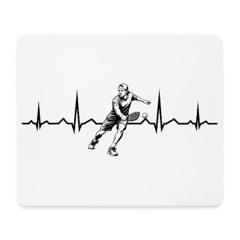 Pickleball Amateur Fans lieben Pickleballspielerin - Mousepad (Querformat) - Weiß - Vorne