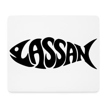 Lassan | Motiv Fisch - Mousepad (Querformat) - Weiß - Vorne