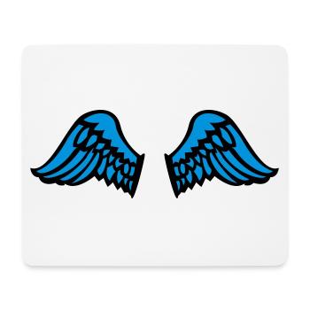 wings - Mousepad (Querformat) - Weiß - Vorne