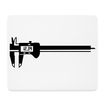 fraeser - Mousepad (Querformat) - Weiß - Vorne
