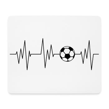 Fußballer - Mousepad (Querformat) - Weiß - Vorne