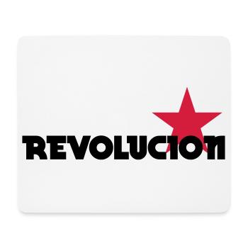 [ Revolucion ] - Tapis de souris (format paysage) - blanc - Devant