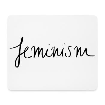 féminisme - Tapis de souris (format paysage) - blanc - Devant