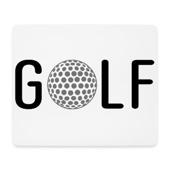 Golf - Mousepad (Querformat) - Weiß - Vorne