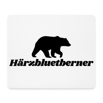 Härzbluetberner Bern Wappen - Mousepad (Querformat) - Weiß - Vorne
