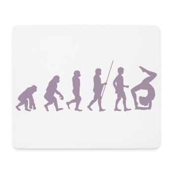 Gymnast Turner Evolution the gymnast - Mouse Pad (horizontal) - white - Front