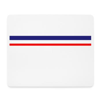 Frankreich Sport - Mousepad (Querformat) - Weiß - Vorne