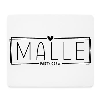 Malle Party Crew - Mousepad (Querformat) - Weiß - Vorne