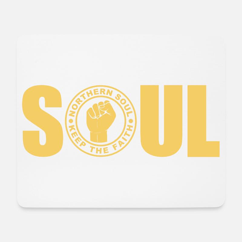 Northern Soul - Keep The Faith - Mouse Pad (horizontal) - white