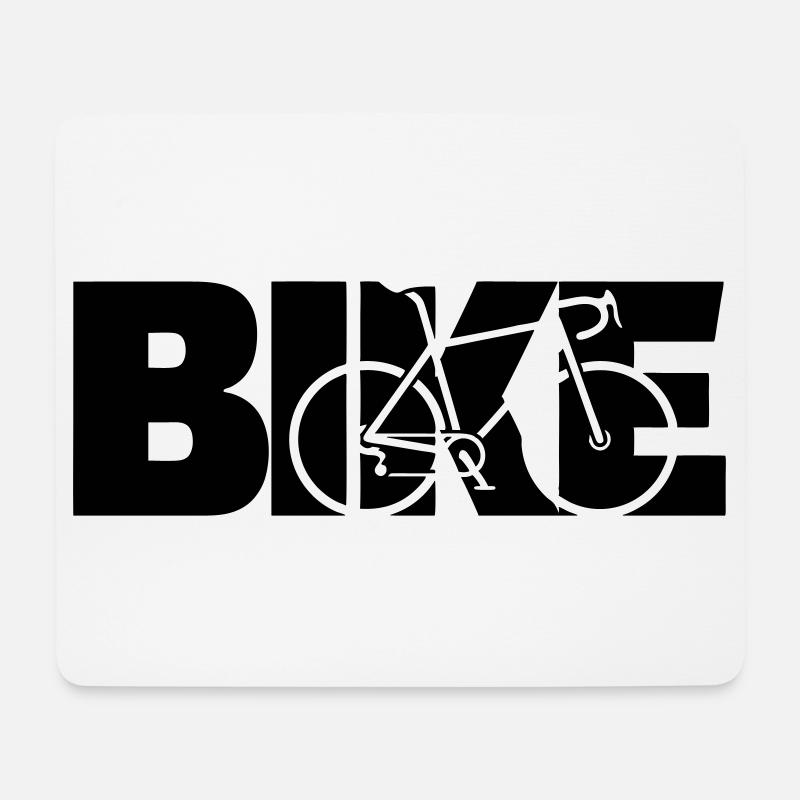 Fahrrad Rennrad - Mousepad (Querformat) - Weiß