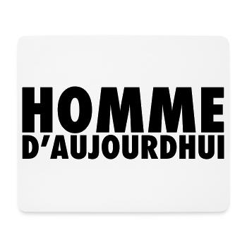 Homme D’aujourd’hui - Style Masculin Moderne - Tapis de souris (format paysage) - blanc - Devant