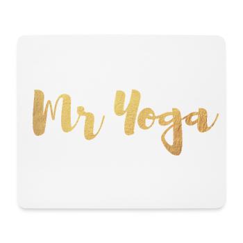 Mr. Yoga Partner Look Or Exclusif Couple Homme Homme - Tapis de souris (format paysage) - blanc - Devant