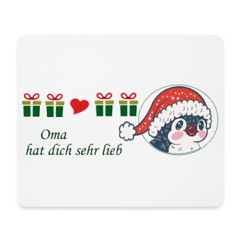 Grandma loves you very much Christmas - Mouse Pad (horizontal) - white - Front