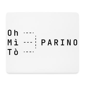 OH MÌ TÒ le t-shirt Parino - Tapis de souris (format paysage) - blanc - Devant