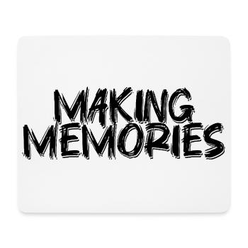 Making Memories Handwriting Design - Mouse Pad (horizontal) - white - Front