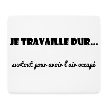 CITATION. MESSAGE. HUMOUR. CITATIONS DRÔLES - Tapis de souris (format paysage) - blanc - Devant