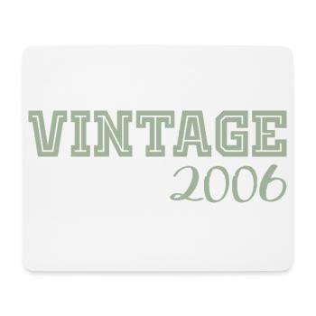 20 ans 2006 Vintage Retro Cadeau Anniversaire - Tapis de souris (format paysage) - blanc - Devant