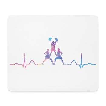 Cheerleader Cheer Mom Cheerleading - Mouse Pad (horizontal) - white - Front