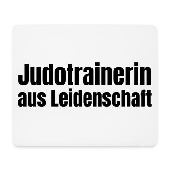 Judotrainerin aus Leidenschaft Judo Geschenk - Mousepad (Querformat) - Weiß - Vorne