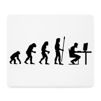 evolution_pc_gamer4 - Mouse Pad (horizontal) - white - Front