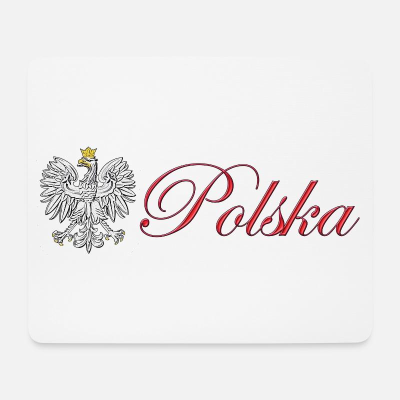 Polska - Polen - Mousepad (Querformat) - Weiß