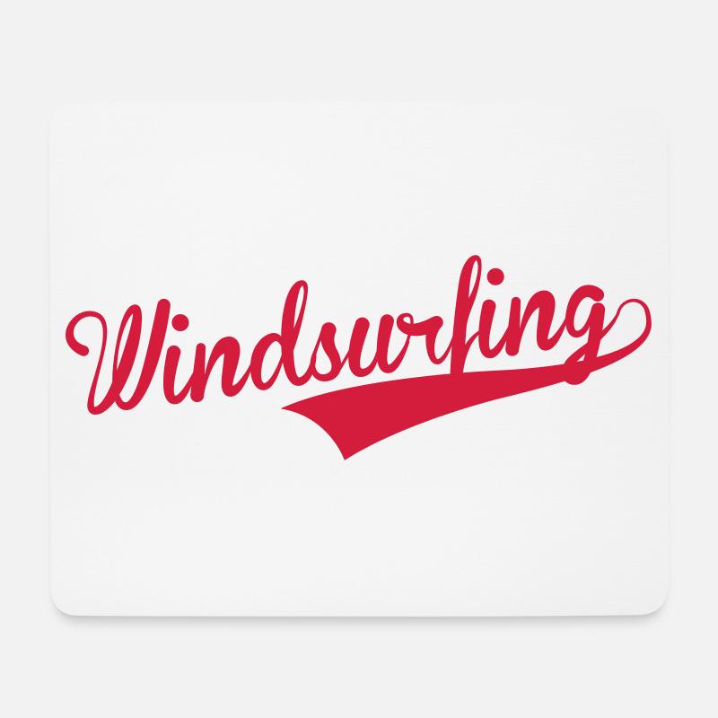 Windsurfen / Windsurfer / Windsurf / Windsurfing - Mousepad (Querformat) - Weiß