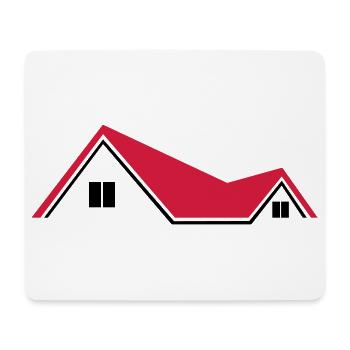 Haus - Mousepad (Querformat) - Weiß - Vorne