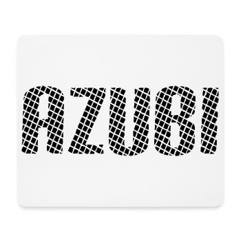 Azubi Tshirt 6 23 schwarz - Mousepad (Querformat) - Weiß - Vorne