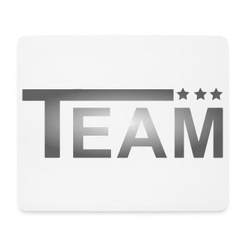 Team Stars Grau - Mousepad (Querformat) - Weiß - Vorne