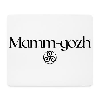 Mamm-gozh Triskell Fête Grand-mère bretonne - Tapis de souris (format paysage) - blanc - Devant