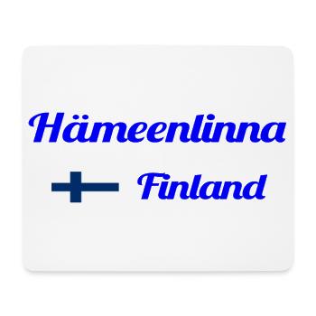 Hämeenlinna Finland- Stylish prints - Mouse Pad (horizontal) - white - Front