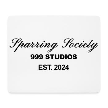 Sparring Gesellschaft Weißer Druck - Mousepad (Querformat) - Weiß - Vorne