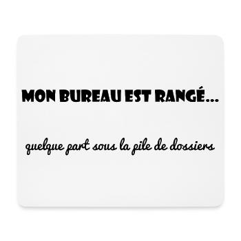 WORK. OFFICE. COLLEAGUE. BUDDY. MESSAGE - Mouse Pad (horizontal) - white - Front
