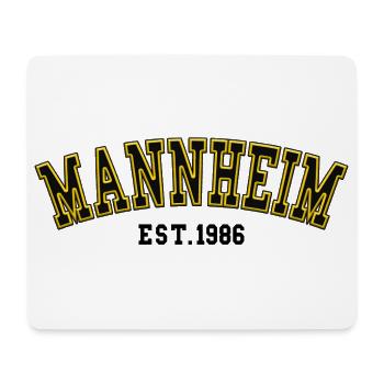 Mannheim Est. 1986 - Mouse Pad (horizontal) - white - Front