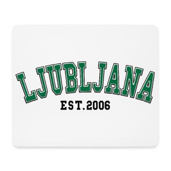 Ljubljana Est. 2006 - Mouse Pad (horizontal) - white - Front